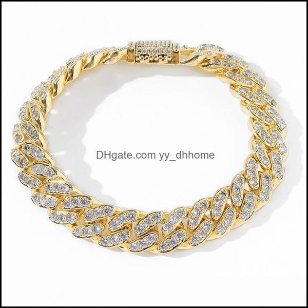 link chain bracelets jewelry 1m miami cuban link bracelet iced out fl zircon frozen hip hop fashion punk necklace drop delivery 2021 fzl8r, Black
link chain bracelets jewelry 1m miami cuban link bracelet iced out fl zircon frozen hip hop fashion punk necklace drop delivery 2021 fzl8r, Black