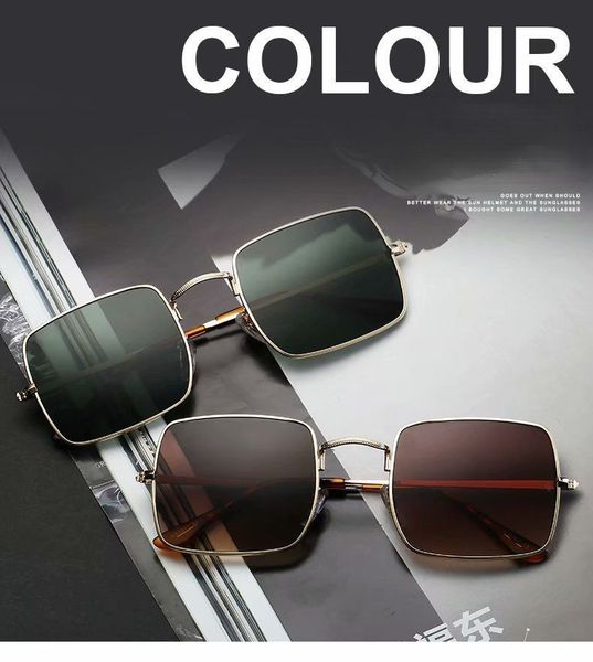fashion square sunglasses eyewear sun glasses designer menn womaenn glass black metal frame 5color lenses with packaging, White;black
fashion square sunglasses eyewear sun glasses designer menn womaenn glass black metal frame 5color lenses with packaging, White;black