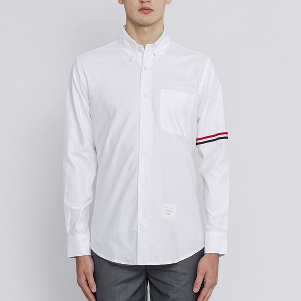 2022 fashion men causal shirt spring autumn luxury brand classic style men clothing single armband stripe cotton oxford wholesale women blou, White;black
2022 fashion men causal shirt spring autumn luxury brand classic style men clothing single armband stripe cotton oxford wholesale women blou, White;black