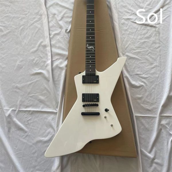 in stock special custom electric guitar full-body matte white body snake head fingerboard inlaid emg pick guitarra guitars
in stock special custom electric guitar full-body matte white body snake head fingerboard inlaid emg pick guitarra guitars