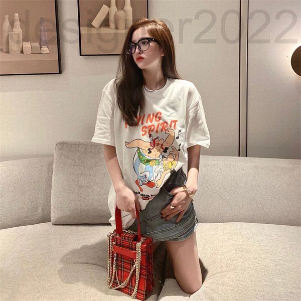 women's t-shirt designer men's and women's hong kong style short sleeve cartoon printing early spring loose bf style half sle, White
women's t-shirt designer men's and women's hong kong style short sleeve cartoon printing early spring loose bf style half sle, White