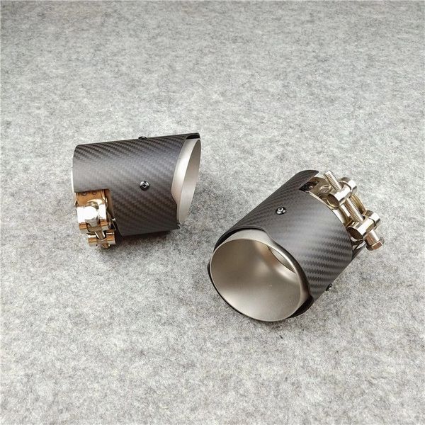 1 pc matte carbon stainless steel universal dual pipe for m2 m3 m4 single exhaust end tail middle exhaust muffler tip
1 pc matte carbon stainless steel universal dual pipe for m2 m3 m4 single exhaust end tail middle exhaust muffler tip