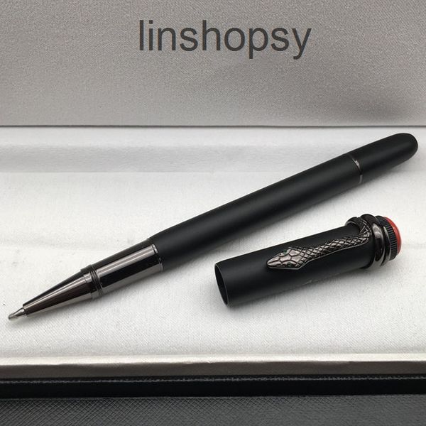 wholesale price matte black metal roller ball pen with snake clip office stationery supplies luxurs mens write pens (no box), Blue;orange
wholesale price matte black metal roller ball pen with snake clip office stationery supplies luxurs mens write pens (no box), Blue;orange