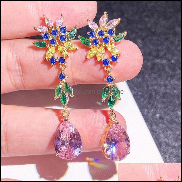 stud earrings jewelry colorf flower shaped zircon pendant water drop crystal long wedding are suitable for female gifts delivery 2021 yiqm4, Golden;silver
stud earrings jewelry colorf flower shaped zircon pendant water drop crystal long wedding are suitable for female gifts delivery 2021 yiqm4, Golden;silver