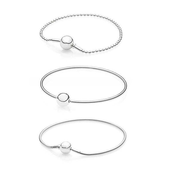 925 100% sterling silver bracelet, small hole essence series, round chain, gift jewelry, Golden;silver
925 100% sterling silver bracelet, small hole essence series, round chain, gift jewelry, Golden;silver