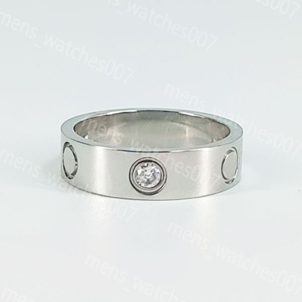 2022 love ring mens rings designer ring jewelry for women titanium steel width 4 5 6mm never fade not allergic band, Silver
2022 love ring mens rings designer ring jewelry for women titanium steel width 4 5 6mm never fade not allergic band, Silver