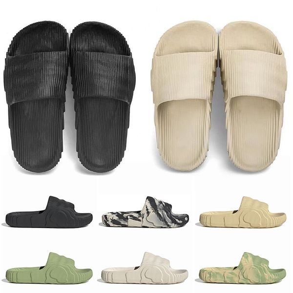 originals adilette 22 slides designer slippers sandals mens womens black grey desert sand magic lime pantoufle flip flops platform scuffs sa