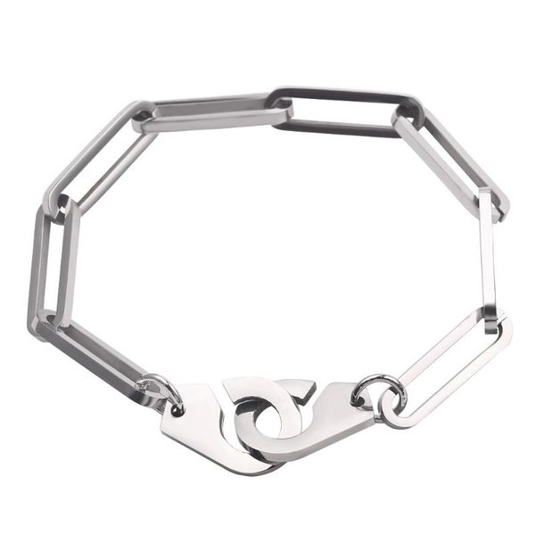 link, chain creative handcuffs bracelets bangles for women men couples gifts handmade vintage hip hop party jewelry gift charm, Black
link, chain creative handcuffs bracelets bangles for women men couples gifts handmade vintage hip hop party jewelry gift charm, Black