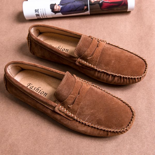 italian casual shoes men brogue shoes retro suede loafers men moccasins lightweight boat shoes non-slip handmade footwear flats, Black
italian casual shoes men brogue shoes retro suede loafers men moccasins lightweight boat shoes non-slip handmade footwear flats, Black