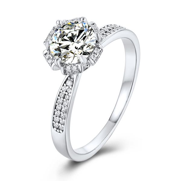 cluster rings 14k au585 white gold ring women wedding anniversary engagement party 4 claw round moissanite diamond elegant trendy, Golden;silver
cluster rings 14k au585 white gold ring women wedding anniversary engagement party 4 claw round moissanite diamond elegant trendy, Golden;silver
