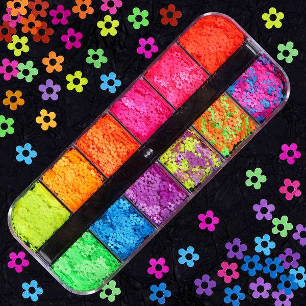nxy nail kawaii neon flower sequins art decoration ultra flake mixed color petal manicure parts set for professional uv polish s220421, Red;gold
nxy nail kawaii neon flower sequins art decoration ultra flake mixed color petal manicure parts set for professional uv polish s220421, Red;gold