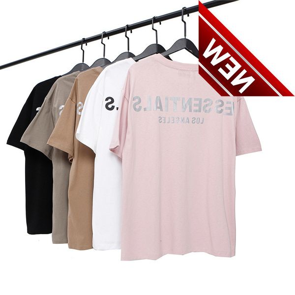 2022 new spring and summer tide br fog men's women's essentials reflective stamping short sleeve t-shirt, White;black
2022 new spring and summer tide br fog men's women's essentials reflective stamping short sleeve t-shirt, White;black