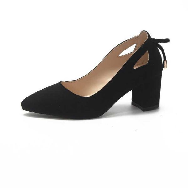 classic luxury paris women's high heels suede pumps single shoes office work 2022 trendy fashion bowknot large size zapatillas mujer de, Black
classic luxury paris women's high heels suede pumps single shoes office work 2022 trendy fashion bowknot large size zapatillas mujer de, Black