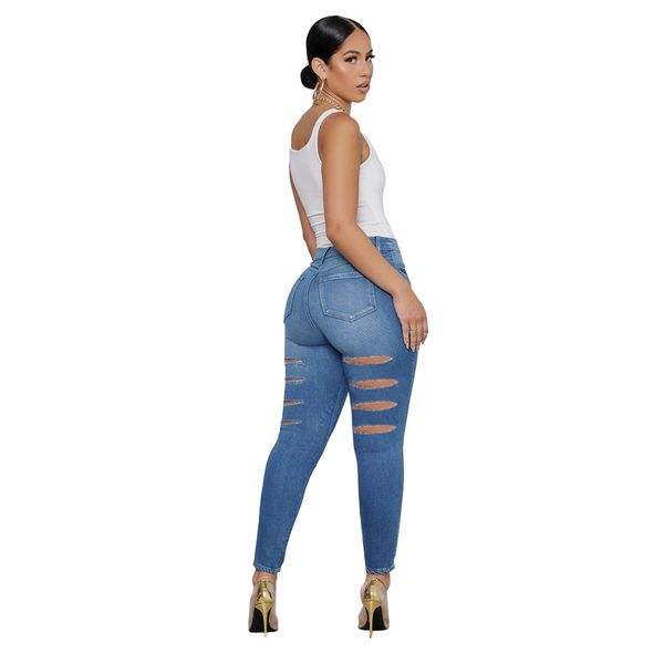 autumn 2022 european and american jeans plus size women's pants fashion trend ripped jeans, Blue
autumn 2022 european and american jeans plus size women's pants fashion trend ripped jeans, Blue