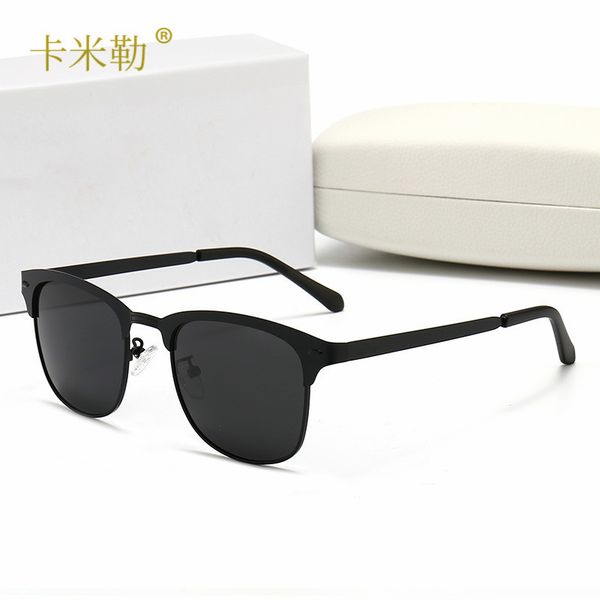 men's and women's polarized sunglasses new resin lens pc frame fashion square personality sunglasses driving vacation, White;black
men's and women's polarized sunglasses new resin lens pc frame fashion square personality sunglasses driving vacation, White;black