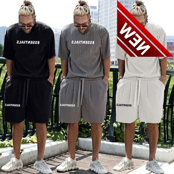 50% off discount sentials multi line fashion brand high street loose vertical stripe solid short sleeve casual sports men's summer suit, Black
50% off discount sentials multi line fashion brand high street loose vertical stripe solid short sleeve casual sports men's summer suit, Black