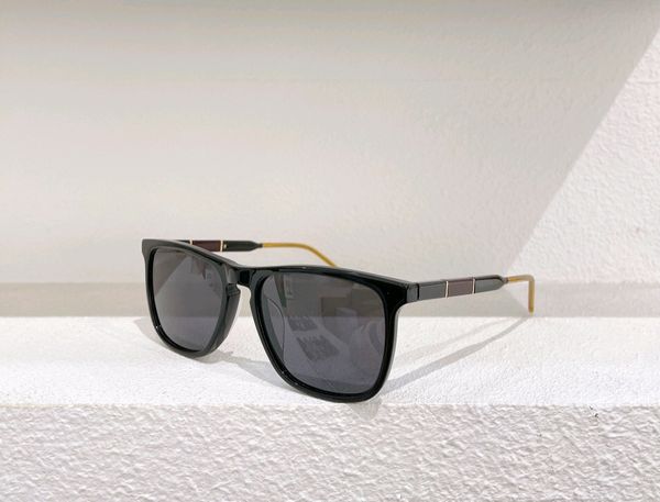 0843 black gold/grey sunglasses rectangular men sun glasses uv protection eyewear with box, White;black
0843 black gold/grey sunglasses rectangular men sun glasses uv protection eyewear with box, White;black