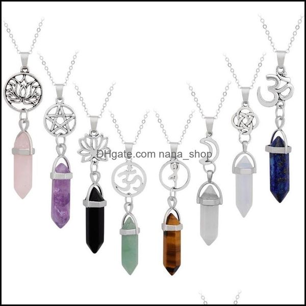pendant necklaces pendants jewelry natural stone reiki healing moon flower hexagonal opal amethysts quartz pink cry dhnev, Silver
pendant necklaces pendants jewelry natural stone reiki healing moon flower hexagonal opal amethysts quartz pink cry dhnev, Silver