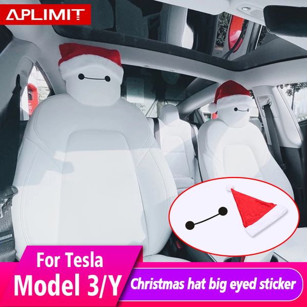 car personality lovely christmas hat big eyed trim sticker for tesla 2021-2022 model 3 model y interior decoration accessories
car personality lovely christmas hat big eyed trim sticker for tesla 2021-2022 model 3 model y interior decoration accessories