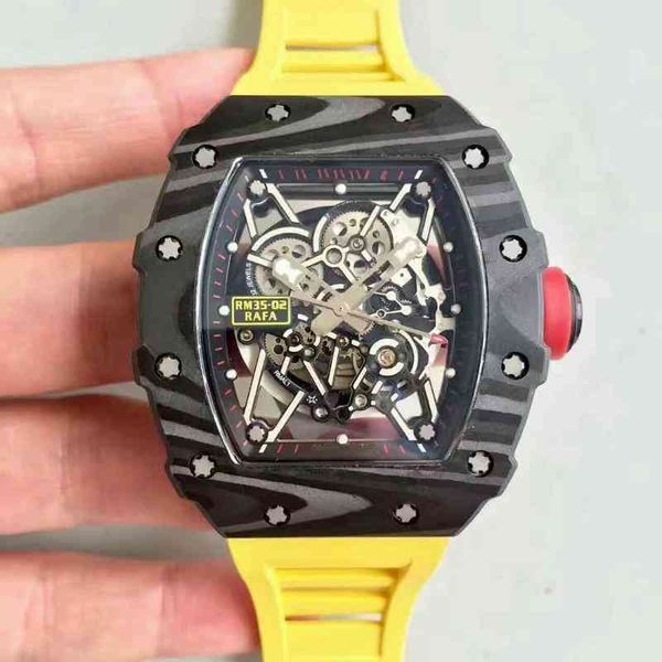 watch date luxury mens mechanics watch richa classic red black yellow rubber men sapphire automatic mechanical carbon fiber tourbillion cale, Slivery;brown
watch date luxury mens mechanics watch richa classic red black yellow rubber men sapphire automatic mechanical carbon fiber tourbillion cale, Slivery;brown