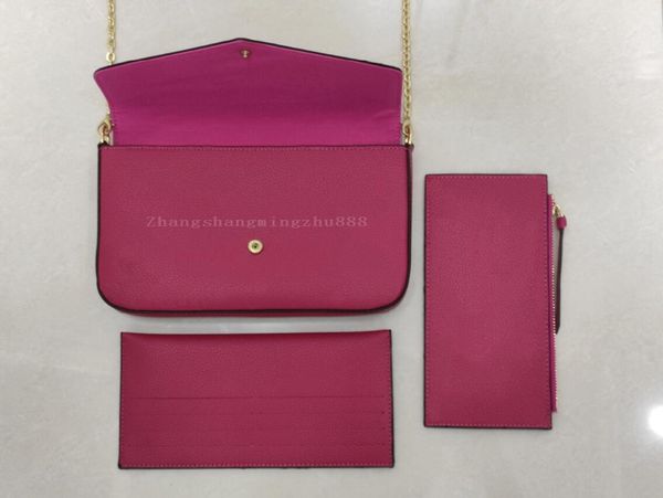 women bags luxury designers 3pcs/set wallets embossing letter clutch handbags card holder purse fashion pu lady chain shoulder messenger bag, Red;black
women bags luxury designers 3pcs/set wallets embossing letter clutch handbags card holder purse fashion pu lady chain shoulder messenger bag, Red;black