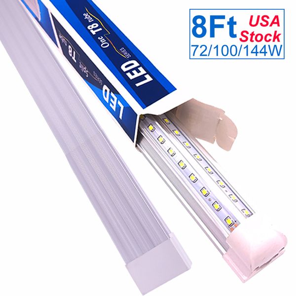 t8 led tube light connecting integrated v shaped 6 row 144w shop leds lights,clear cover super bright white 6500k, ac85-277v, 96 in led cool
t8 led tube light connecting integrated v shaped 6 row 144w shop leds lights,clear cover super bright white 6500k, ac85-277v, 96 in led cool