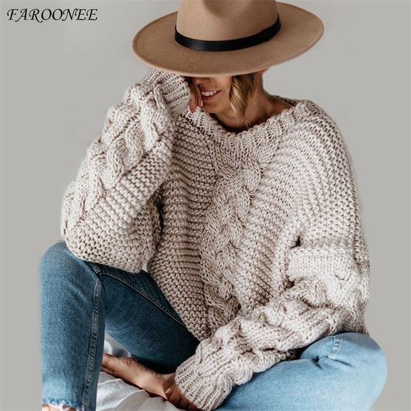 faroonee fashion thickened sweater women autumn winter loose twist knitted short design pullover turtleneck black female lj201114, White;black
faroonee fashion thickened sweater women autumn winter loose twist knitted short design pullover turtleneck black female lj201114, White;black