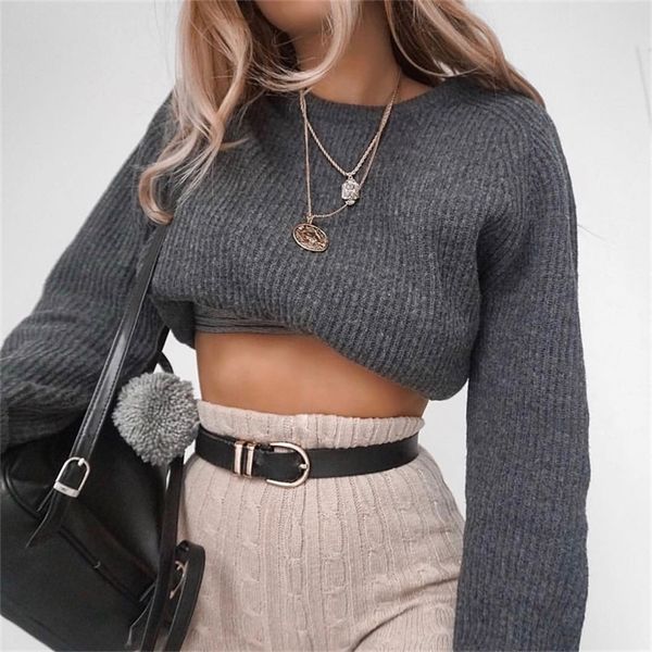 ladies sweaters fashion women solid o-neck knitted warm long lantern sleeve short sweater blouse sweater women oversize 201223, White;black
ladies sweaters fashion women solid o-neck knitted warm long lantern sleeve short sweater blouse sweater women oversize 201223, White;black