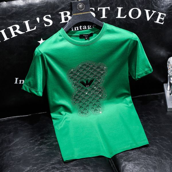 men's t-shirts designer light luxury european men's round neck short sleeve t-shirt drill fashion brand bottoming 2022 summer new, White;black
men's t-shirts designer light luxury european men's round neck short sleeve t-shirt drill fashion brand bottoming 2022 summer new, White;black