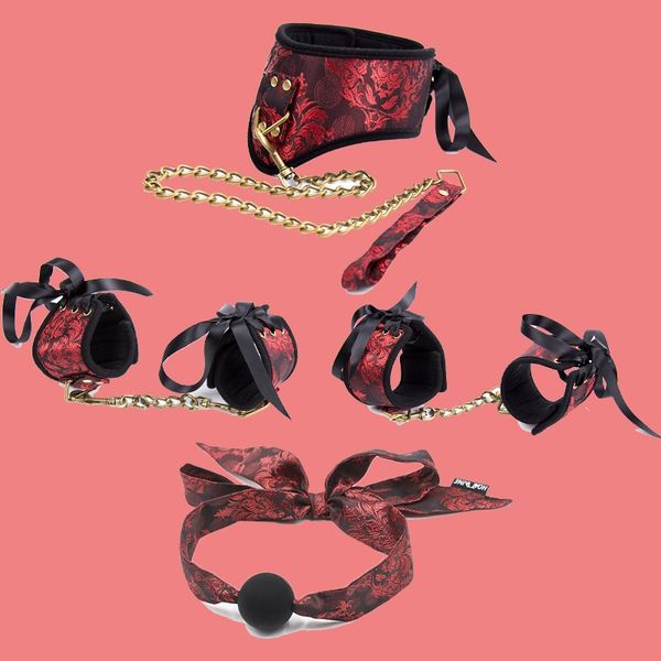womens g-strings vintage metal soft sponge handcuffs ankle cuffs bondage collar set toys for couples erotic womens lingeri aircraft cup, Black;white
womens g-strings vintage metal soft sponge handcuffs ankle cuffs bondage collar set toys for couples erotic womens lingeri aircraft cup, Black;white