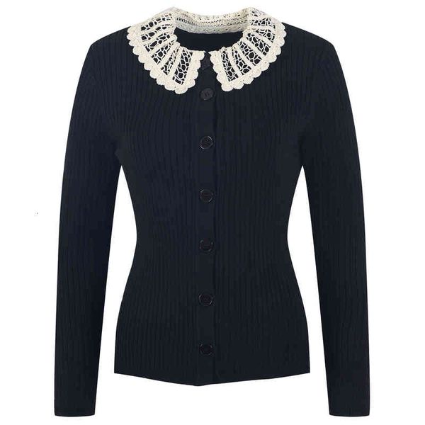 women's knits tees autumn and winter doll neck black sweater cardigan women's long sleeved outer wearing temperament 3ywo, White
women's knits tees autumn and winter doll neck black sweater cardigan women's long sleeved outer wearing temperament 3ywo, White
