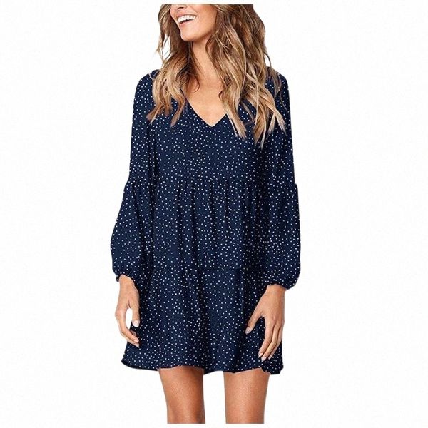ladies casual polka dot v-neck dress short sleeve ruffled loose swing family birthday banquet z1126 dresses 76i7#, Black;gray
ladies casual polka dot v-neck dress short sleeve ruffled loose swing family birthday banquet z1126 dresses 76i7#, Black;gray