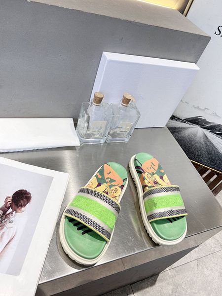 3color water table version women's slippers early spring jacquard embroidery sandals letters three-dimensional embroidery upper flat ca, Black
3color water table version women's slippers early spring jacquard embroidery sandals letters three-dimensional embroidery upper flat ca, Black