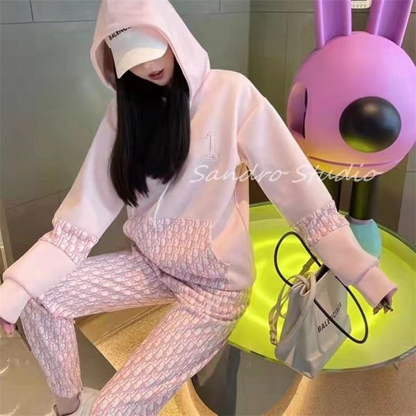 warehouse clothing pink sports hoodie suit women's autumn winter new loose casual harlan pants two piece suit outlet_cqjc, White
warehouse clothing pink sports hoodie suit women's autumn winter new loose casual harlan pants two piece suit outlet_cqjc, White