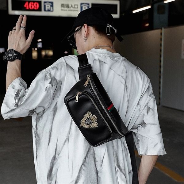 fashion designer chest bag men waist fanny pack embroidered leather crossbody shoulder bag black purse men's belt bum bag 220513
fashion designer chest bag men waist fanny pack embroidered leather crossbody shoulder bag black purse men's belt bum bag 220513