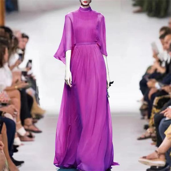 european american long dress 2022summer cross-border womens clothing chest pleat and waisted large swing cape sleeve irregular dress, White;black
european american long dress 2022summer cross-border womens clothing chest pleat and waisted large swing cape sleeve irregular dress, White;black