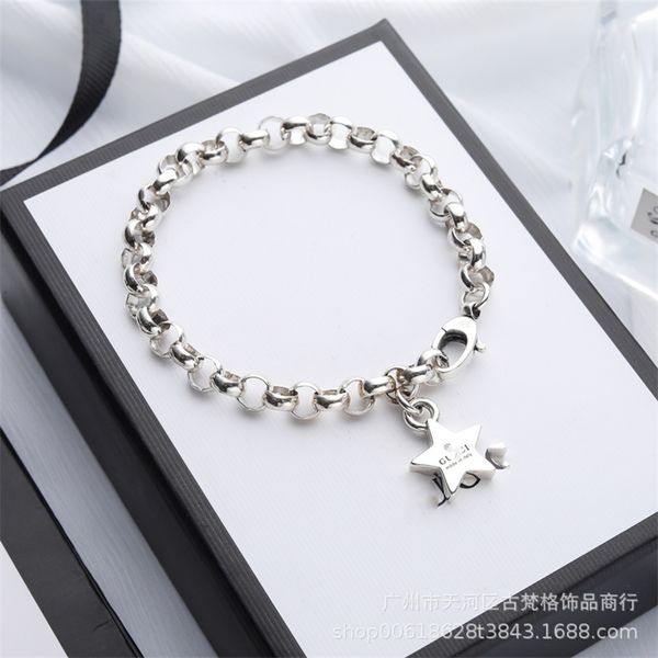 20% off jewelry the new star tassel s925 silver fashion net red trend small fresh pearl chain design girls bracelet, Black
20% off jewelry the new star tassel s925 silver fashion net red trend small fresh pearl chain design girls bracelet, Black