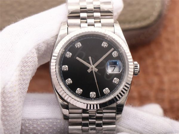 ew factory 36mm black diamond dial mens automatic cal.3235 watch ladies bracelet 126333 eta date 116233 flute bezel mechanical watch, Slivery;brown
ew factory 36mm black diamond dial mens automatic cal.3235 watch ladies bracelet 126333 eta date 116233 flute bezel mechanical watch, Slivery;brown