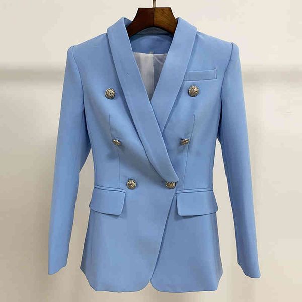 women's suits & blazers 2022 business wear women's suit fashion lion head button double breasted green fruit collar medium and lon, White;black
women's suits & blazers 2022 business wear women's suit fashion lion head button double breasted green fruit collar medium and lon, White;black