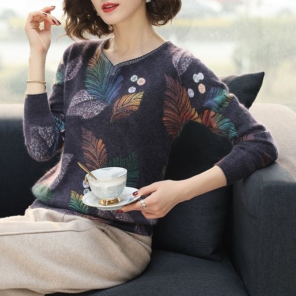 yisu sweater women autumn winter fashion leaf printed sweater long sleeve loose pullover knitted sweater y200116, White;black
yisu sweater women autumn winter fashion leaf printed sweater long sleeve loose pullover knitted sweater y200116, White;black