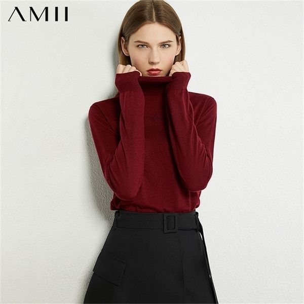 amii minimalism autumn fashion women sweater embroidery turtleneck slim fit women pullover causal female sweater 12040494 201221, White;black
amii minimalism autumn fashion women sweater embroidery turtleneck slim fit women pullover causal female sweater 12040494 201221, White;black