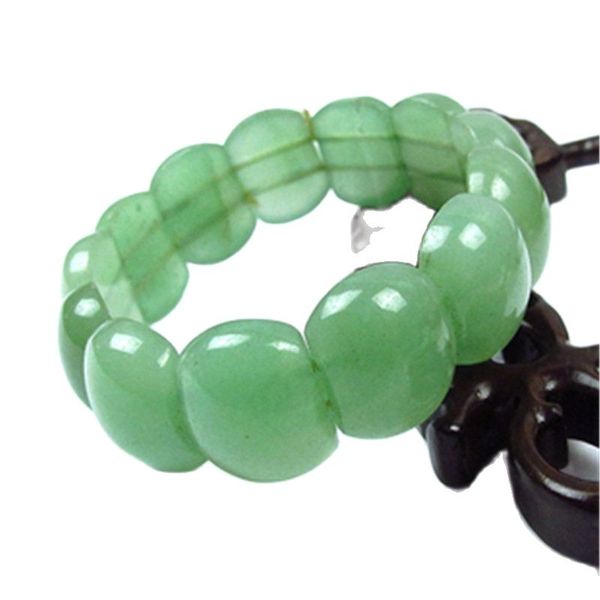 fashion exquisite natural high-quality natural green jade hand chain smooth delicate lady bracelet hand string stretch bracelet, Silver
fashion exquisite natural high-quality natural green jade hand chain smooth delicate lady bracelet hand string stretch bracelet, Silver