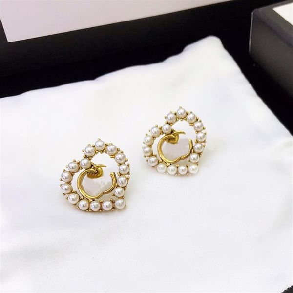 g designer stud earring chain pearl earring love diamond women heart earrings gold silver party wedding couple gift fashion luxury3066, Golden;silver
g designer stud earring chain pearl earring love diamond women heart earrings gold silver party wedding couple gift fashion luxury3066, Golden;silver