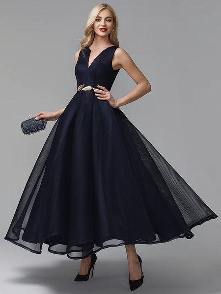 a-line vintage black evening dress 2022 v-neck sleeveless ankle length prom party gown robe de soiree vestido de festa longo, Black;red
a-line vintage black evening dress 2022 v-neck sleeveless ankle length prom party gown robe de soiree vestido de festa longo, Black;red