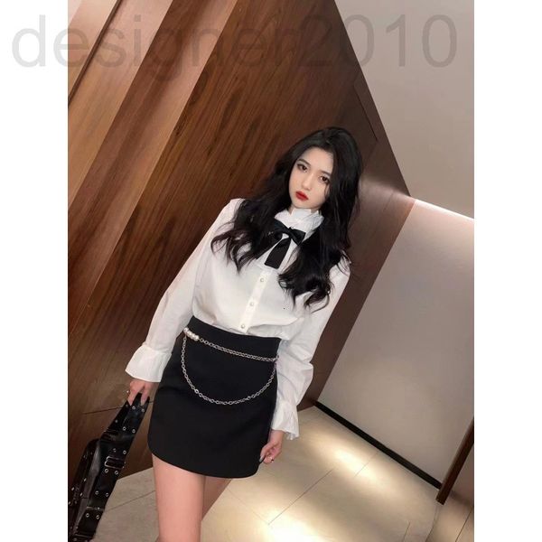 women's polos designer chaopai 22 early spring new neckline bow tie shirt aging princess fan lotus leaf design bow tie detachable ywd8, White
women's polos designer chaopai 22 early spring new neckline bow tie shirt aging princess fan lotus leaf design bow tie detachable ywd8, White