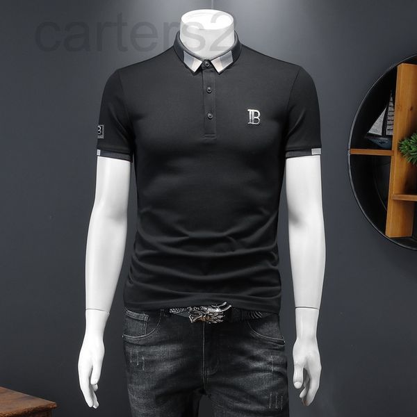 men's t-shirts designer 2022 summer new men's short sleeved t-shirt lapel slim embroidered polo half small trendy pd4j2022, White;black
men's t-shirts designer 2022 summer new men's short sleeved t-shirt lapel slim embroidered polo half small trendy pd4j2022, White;black