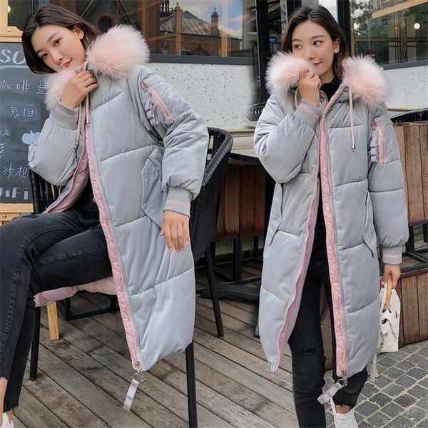 winter women's clothing fashion long parka feminine coat velvet female winter jacket parka woman fur collar coat 201126, Black
winter women's clothing fashion long parka feminine coat velvet female winter jacket parka woman fur collar coat 201126, Black