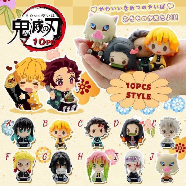 huiya01 4/6/10/15pcs anime demon slayer q version manga statue devil's blade kimetsu no yaiba action figure collectible model toys doll
huiya01 4/6/10/15pcs anime demon slayer q version manga statue devil's blade kimetsu no yaiba action figure collectible model toys doll