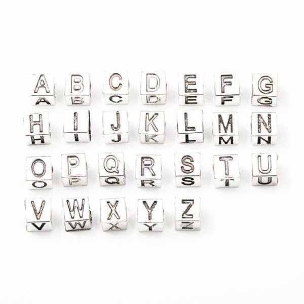 letters of alphabet 26 a set cube retro alloy charm bead fashion women jewelry stunning european style for pan diy bracelet bangle, Black
letters of alphabet 26 a set cube retro alloy charm bead fashion women jewelry stunning european style for pan diy bracelet bangle, Black