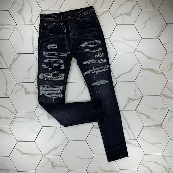 hm559 mens jeans distressed motorcycle biker jean rock skinny slim ripped hole stripe fashionable snake embroidery denim pants, Blue
hm559 mens jeans distressed motorcycle biker jean rock skinny slim ripped hole stripe fashionable snake embroidery denim pants, Blue